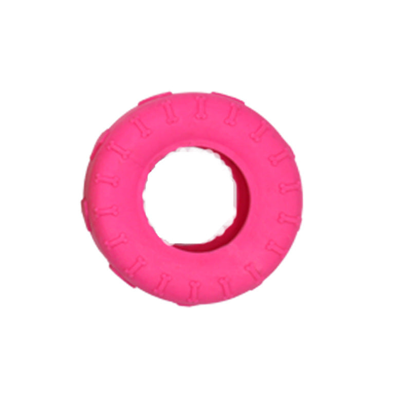 Bone-shaped tire dog toy